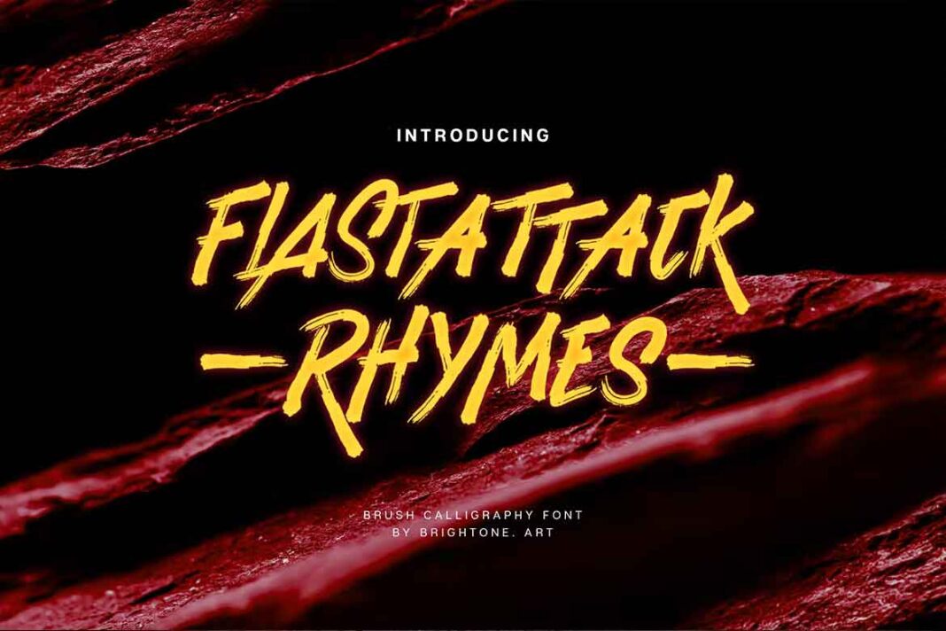 Flash Attack Font