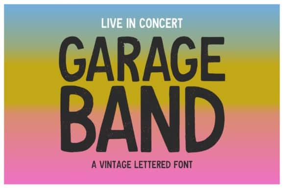 Garage Band Font