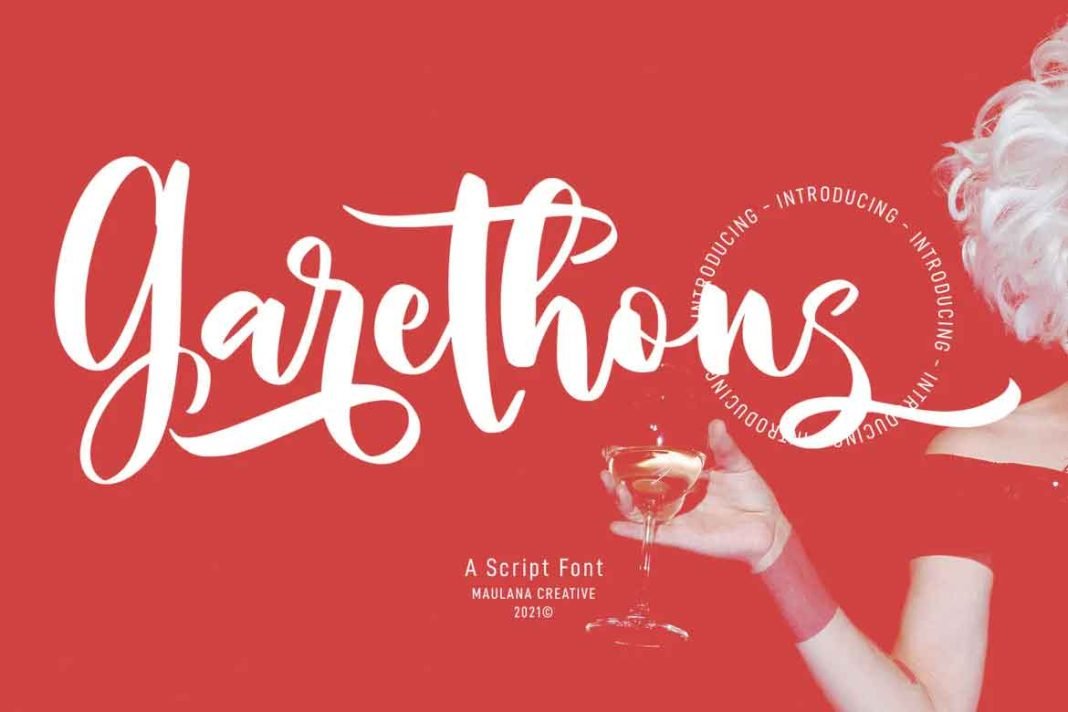 Garethons Script Font