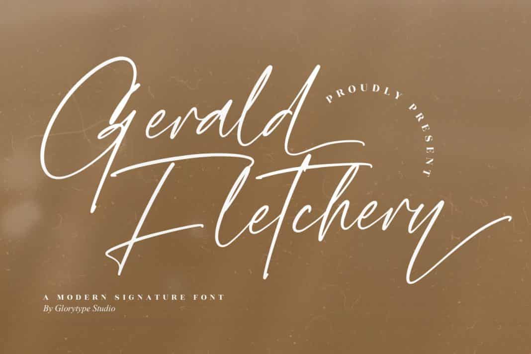 Gerald Fletchery Script Font