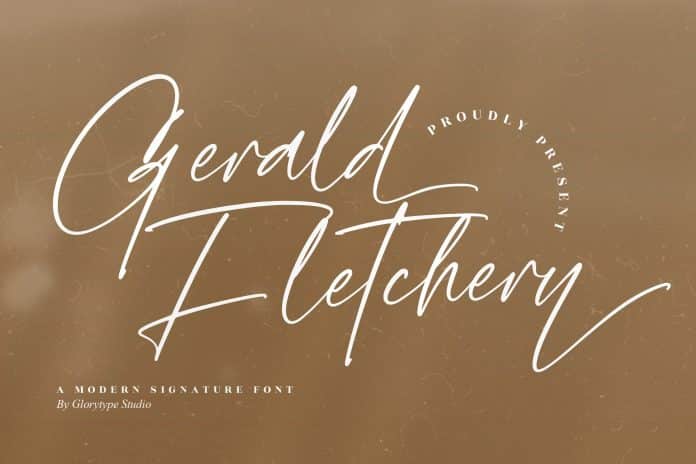 Gerald Fletchery Script Font