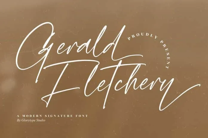 Gerald Fletchery Script Font
