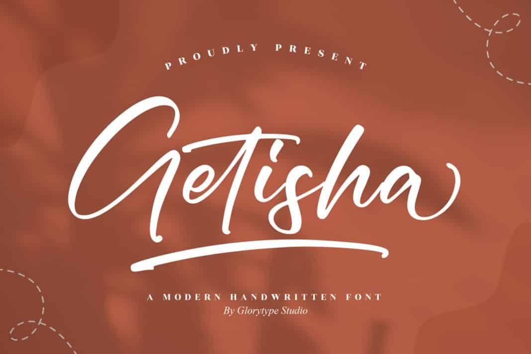 Getisha Script Font