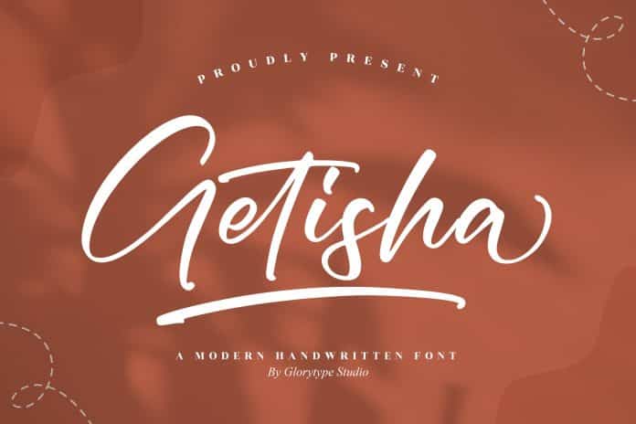 Getisha Script Font