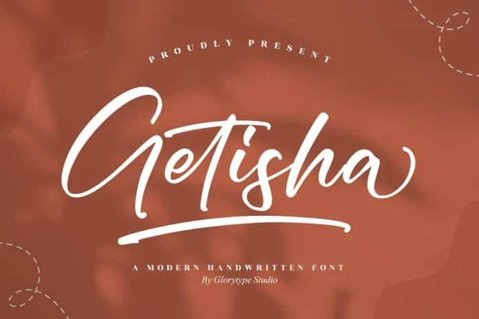 Getisha Script Font