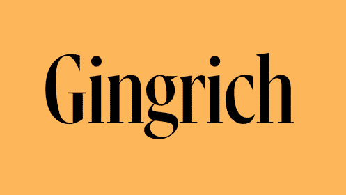 Gingrich Font