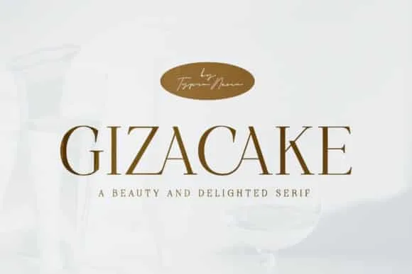 Gizacake Font