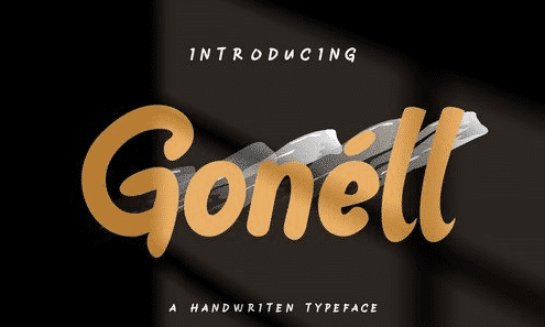 Gonell - Display Font