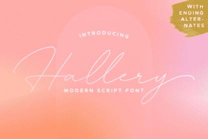 Hallery Font