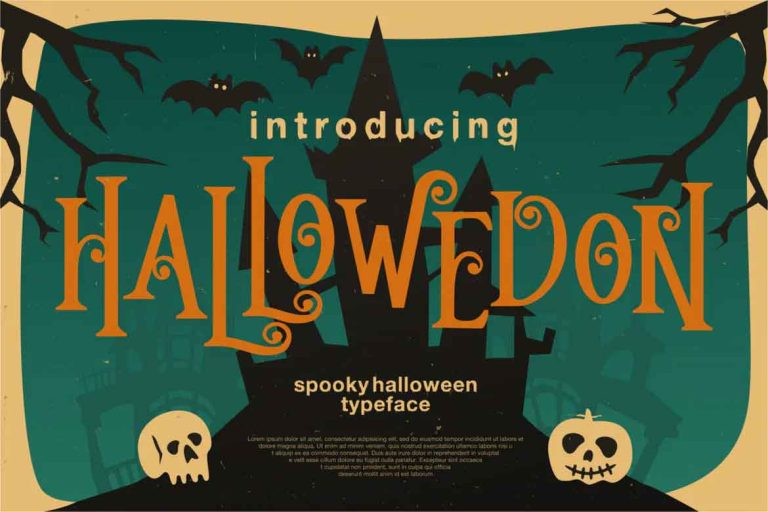 Hallowedon Font