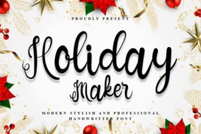 Holiday Maker Font