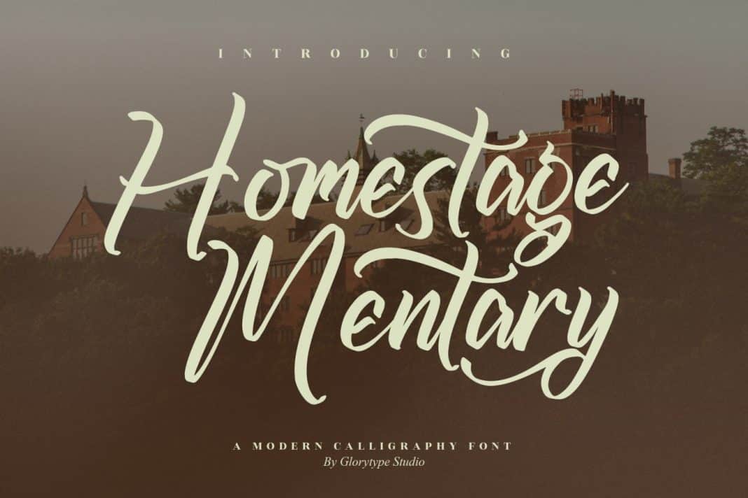 Homestage Mentary Script Font