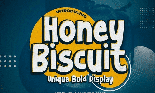 Honey Biscuit - Unique Bold Display Font