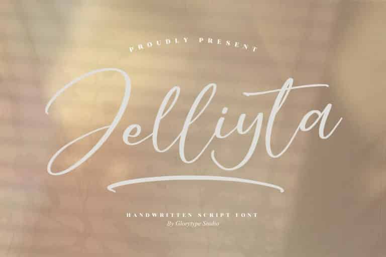 Jelliyta Script Font