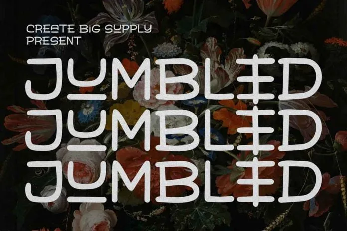 Jumbled Font