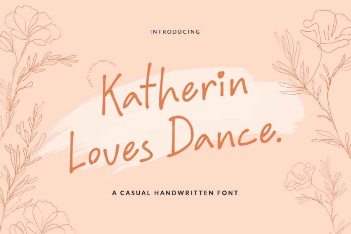 Katherin Loves Dance Font