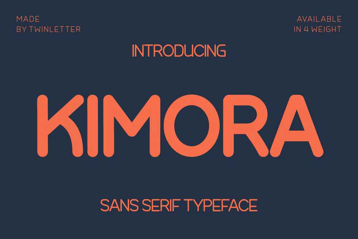 Kimora Font - fontforlife.com