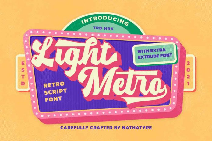 Lightmetro Font