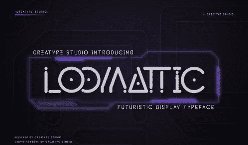 Loomattic Futuristic Business Font