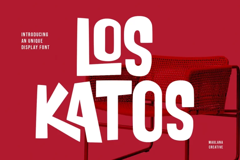 Loskatos Unique Display Font
