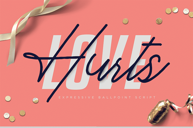 Love Hurts Font