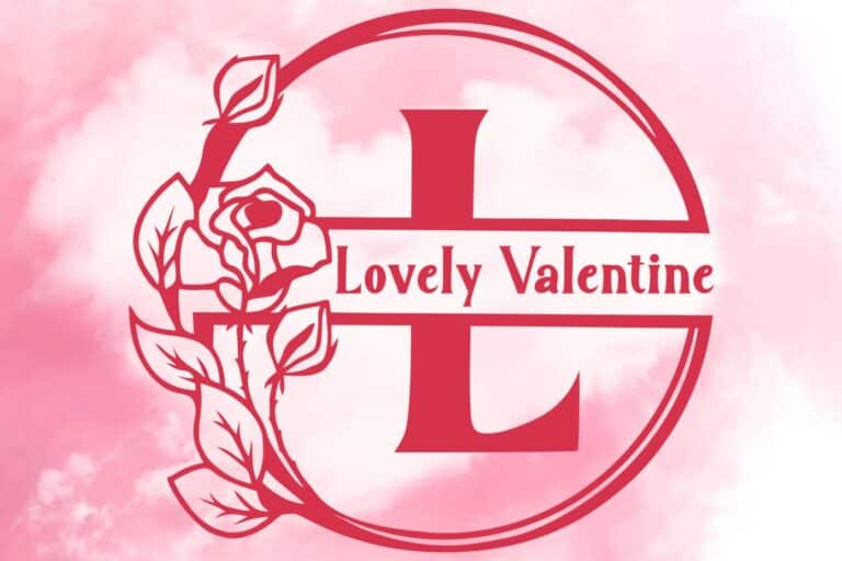 Lovely Valentine Monogram Serif Font