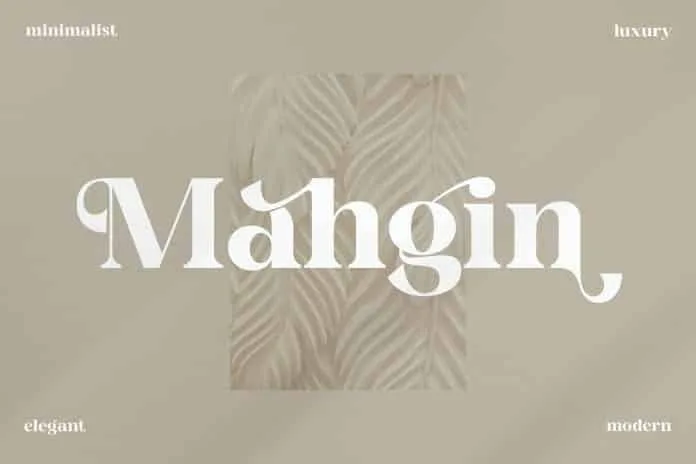 Mahgin Serif Font