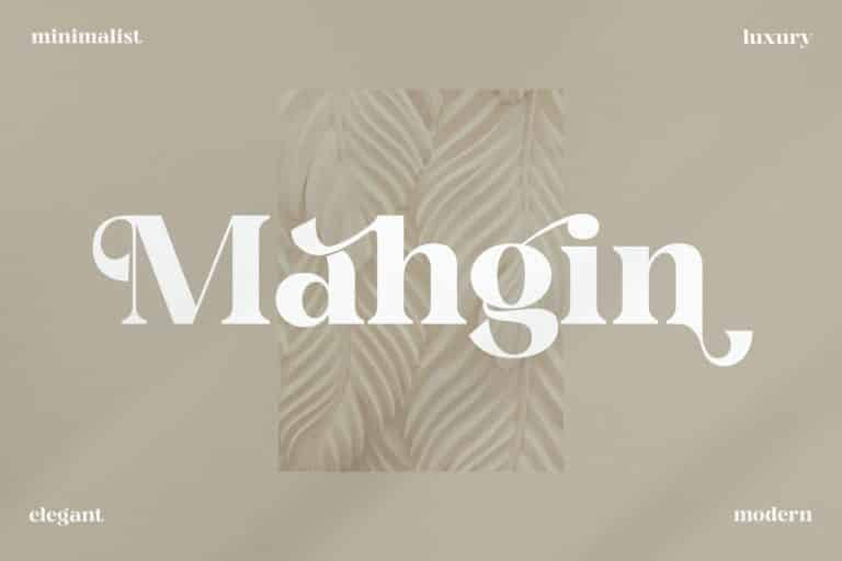 Mahgin Serif Font