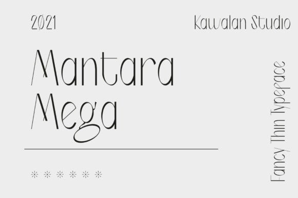 Mantara Mega Font