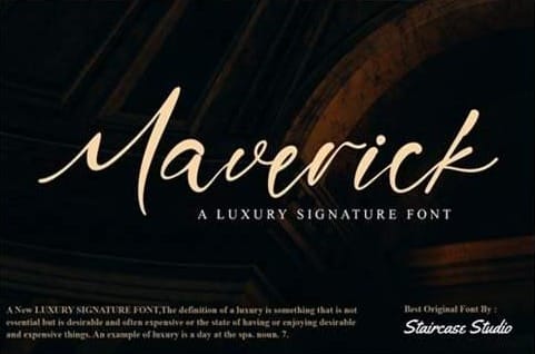 Maverick Font