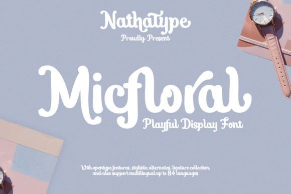 Micfloral Font