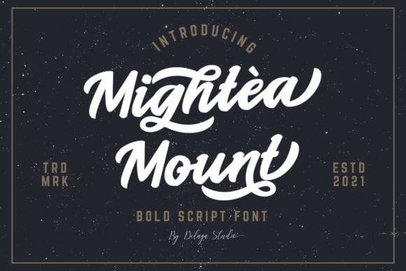 Mightea Mount Font