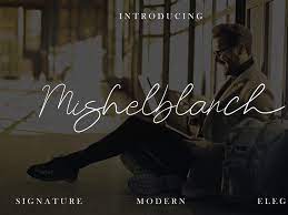 Mishelblanch - Modern Signature Script Font