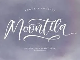 Moontila Script Font