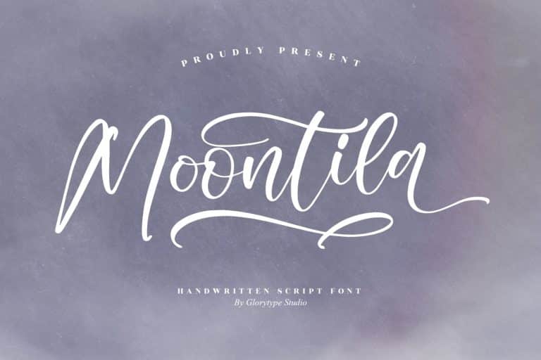 Moontila Script Font