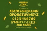 Murray Corn - Rough Display Font