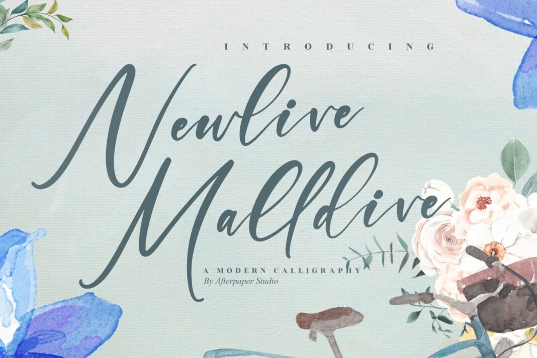 Newlive Malldive Script Font