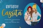 October Birthday Font