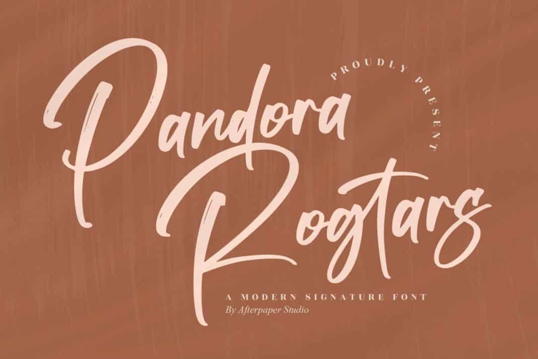 Pandora Rogtars Script Font
