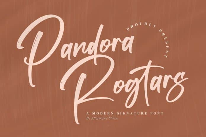 Pandora Rogtars Script Font
