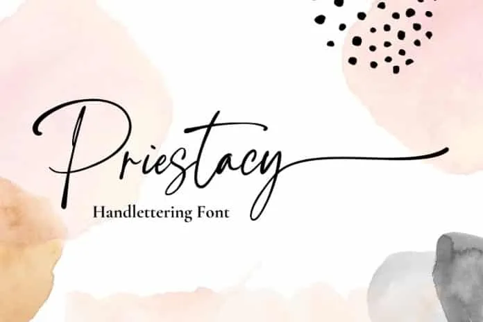 Priestacy Handwritten Font