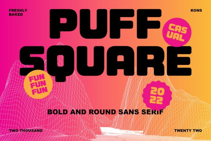 Puff Square Font