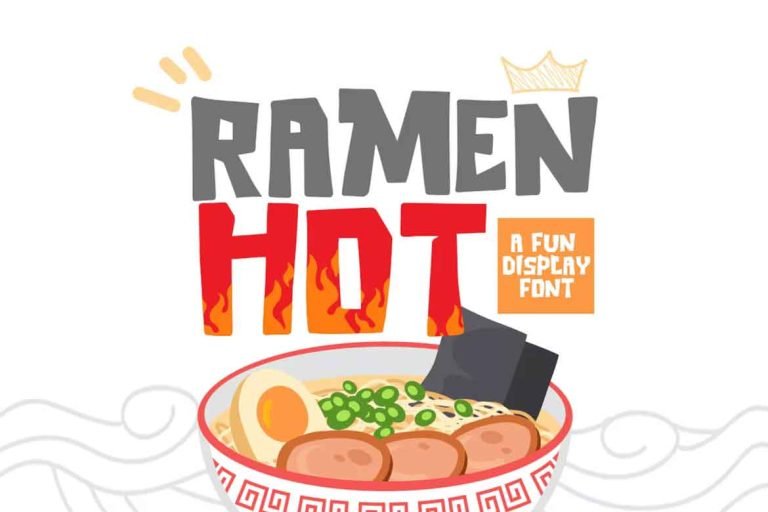 Ramen Hot Font