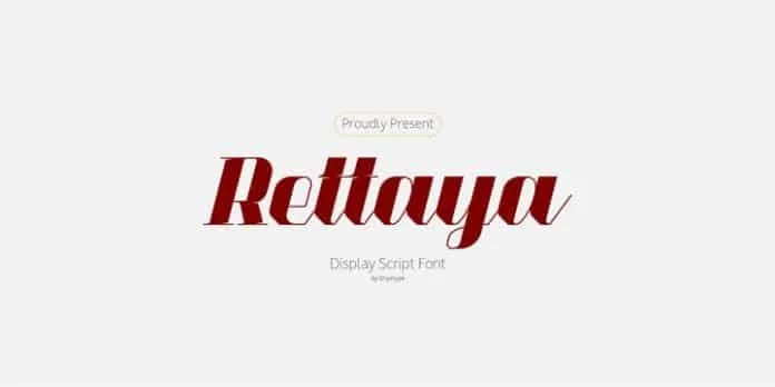 Rettaya Font