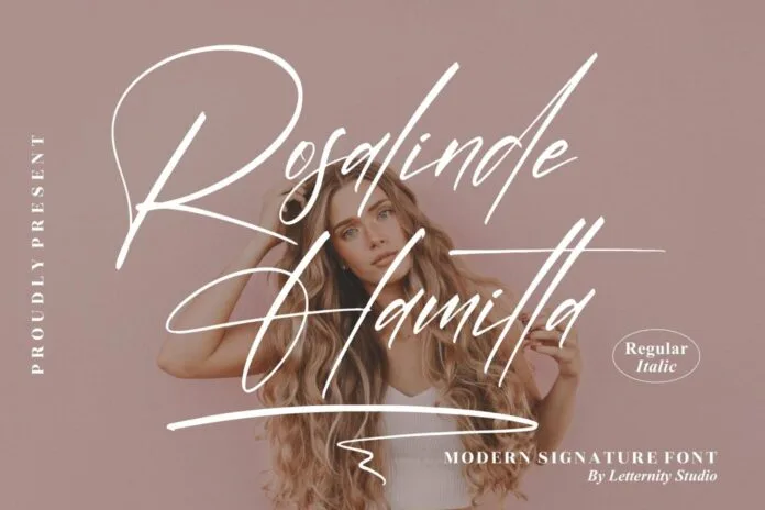 Rosalinde Hamilta – Modern Signature Font