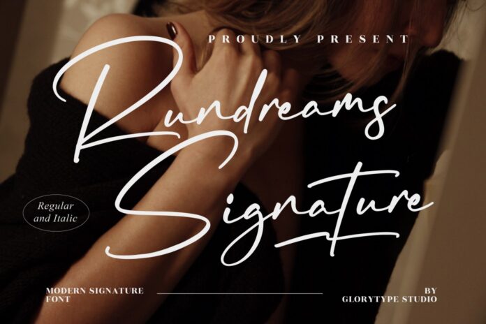 Rundreams Signature Font