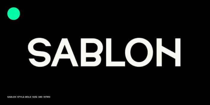Sablon Font Family