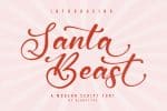 Santa Beast Script Font