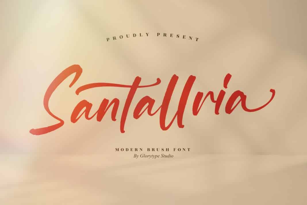 Santallria Script Font
