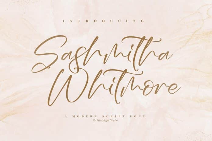 Sashmitha Whitmore Script Font